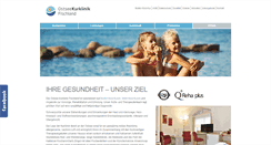 Desktop Screenshot of ostseekurklinik-fischland.de